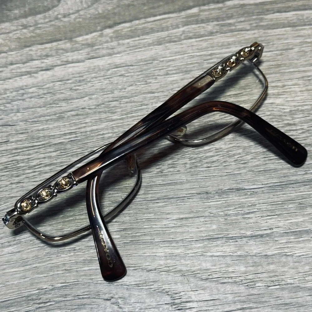 Coach‎ HC5110B T Eyeglass Frames Womens 54-15-140 Rose Gold Tortoise Frames Only